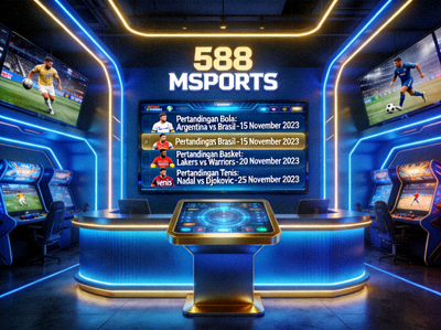 Tampilan lobi utama M88 MSports dengan daftar pertandingan olahraga yang akan datang